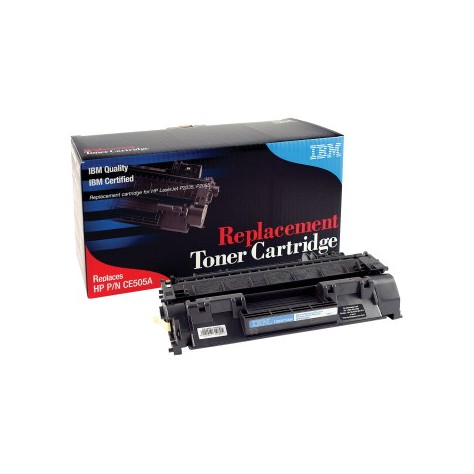 (CE505A) IBM Replacement Cartridge for HP LaserJet Toner Cartridge (CE505A) IBM Replacement Cartridge for HP LaserJet Toner Cartridge